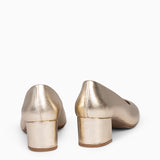 REDONDO SPLASH - Zapatos de tacón ORO