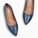 URBAN S SALON – Zapatos de tacón medio de napa MARINO
