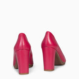 URBAN SALON – Zapatos de tacón alto de napa FUCSIA