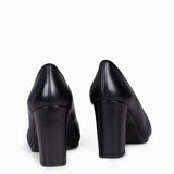 URBAN SALON – Zapatos de tacón alto de napa NEGRO
