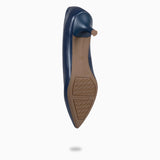 KITTEN - Zapatos con tacón de chupete de napa MARINO
