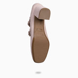 FEBRIS - Zapatos de napa con pulsera ROSA PALO