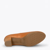 AZAFATA S - Zapatos cómodos con plataforma MARRÓN