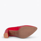 CHAROL – Zapatos de tacón de charol con adorno metálico PASION